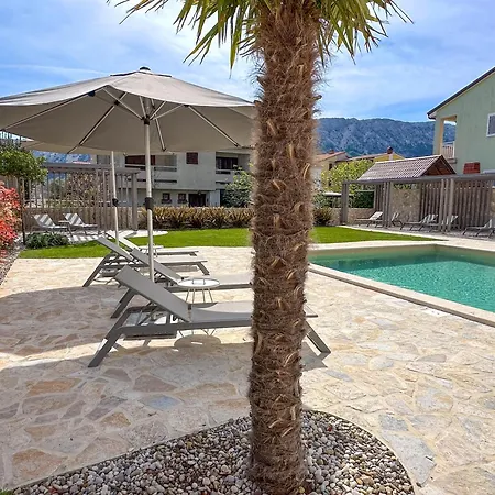 Mit Poolarea - Krk, Kroatien Apartment Baska (Krk)